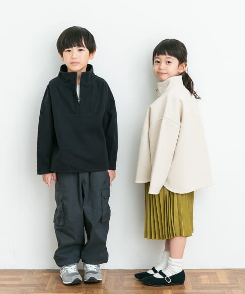 URBAN RESEARCH DOORS（Kids）(アーバンリサーチドアーズ（キッズ）)/『親子リンク』add fabrics ハーフジップ(KIDS)/img21