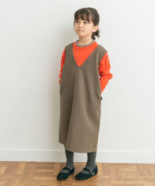 URBAN RESEARCH DOORS（Kids）(アーバンリサーチドアーズ（キッズ）)/『親子リンク』add fabrics ジャンパースカート(KIDS)/img01