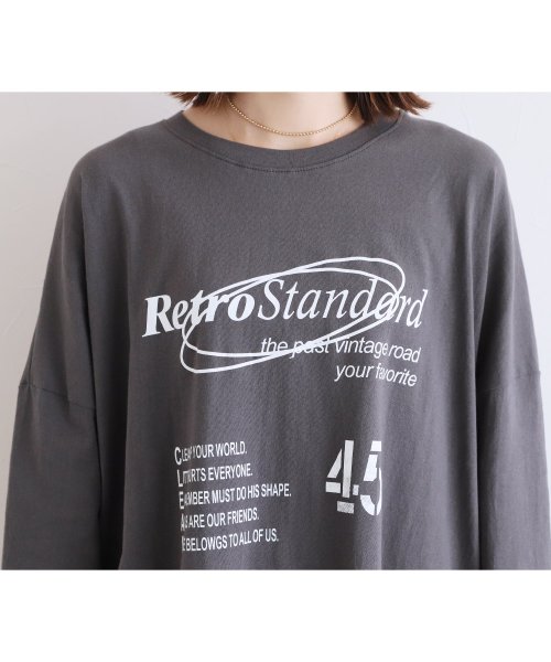 reca(レカ)/アメカジ風ロゴプリントTシャツ(230803)/img23
