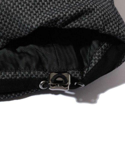 マイクロブロックチェックダウンベスト 