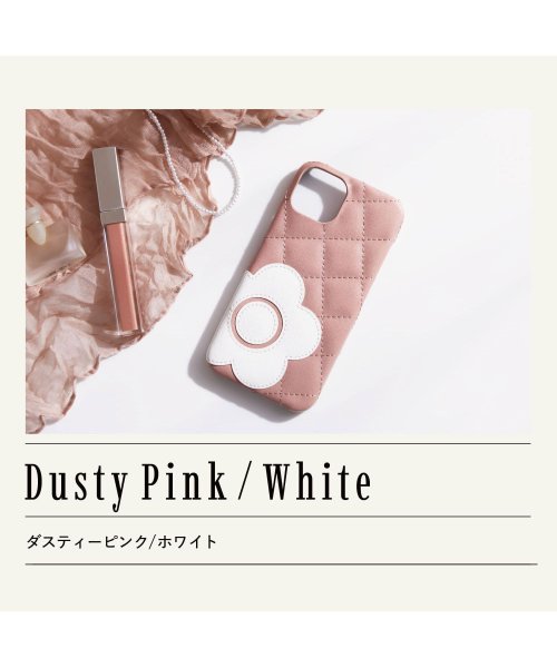 MARY QUANT(マリークヮント)/MARY QUANT マリークヮント iPhone 14 13 ケース スマホケース 携帯 レディース PU QUILT LEATHER BACK CASE ブ/img11