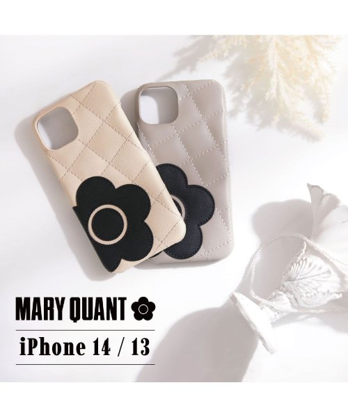 MARY QUANT(マリークヮント)/MARY QUANT マリークヮント iPhone 14 13 ケース スマホケース 携帯 レディース PU QUILT LEATHER BACK CASE ブ/img12