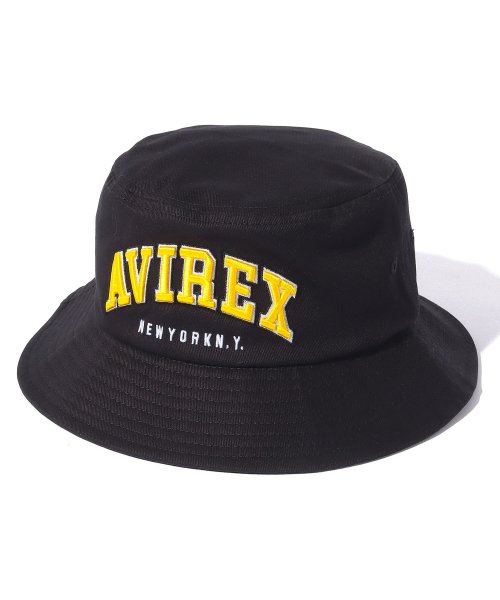 AVIREX(AVIREX)/AVIREX COLLEDG EMB BUCKET HAT/img03