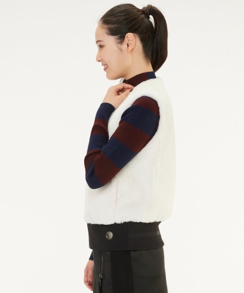 エコファーアウターベスト【蓄熱保温裏地付き】 