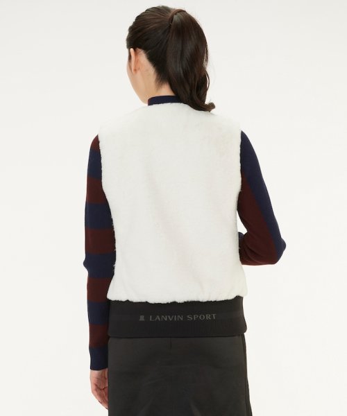 エコファーアウターベスト【蓄熱保温裏地付き】 