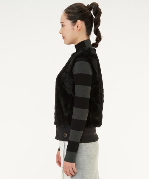 エコファーアウターベスト【蓄熱保温裏地付き】 