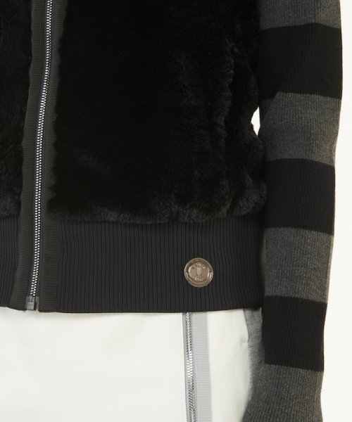 エコファーアウターベスト【蓄熱保温裏地付き】 