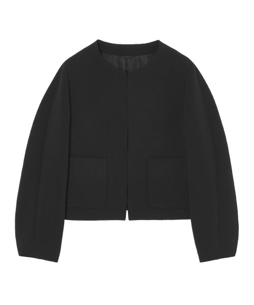 ライトダブルクロスノーカラー ジャケット ライトダブルクロスノーカラー ジャケット U1669648520(12870円)