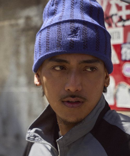 KANGOL(KANGOL)/KANGOL TWIST STRIPE BEANIE/img18