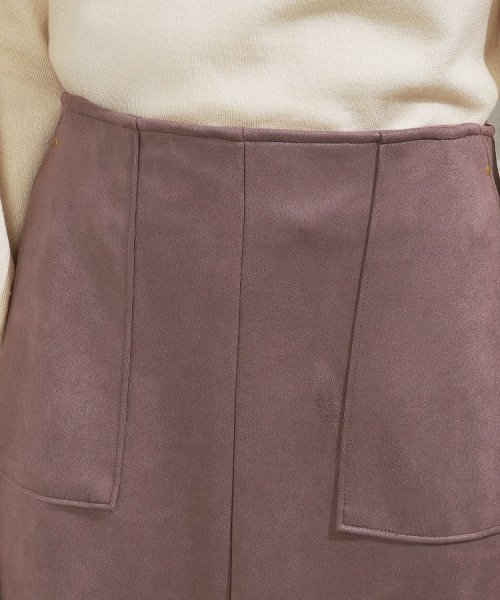 Couture Brooch(クチュールブローチ)/【オフィス・通勤にも】フェイクスエードダンボールスカート/img45