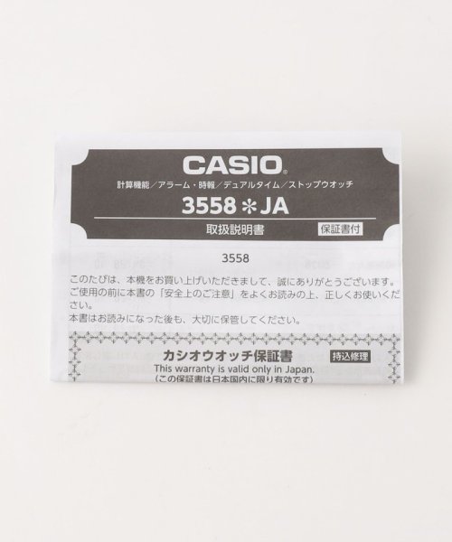 BEAUTY&YOUTH UNITED ARROWS(ビューティーアンドユース　ユナイテッドアローズ)/＜CASIO＞ CA－500WE－1AJF/腕時計/img08