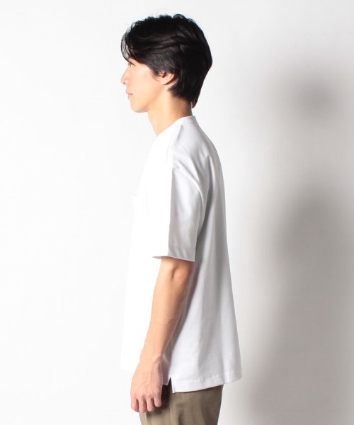 BENETTON (mens)(ベネトン（メンズ）)/ロゴ刺繍入りポケット付き半袖Tシャツ・カットソー/img03