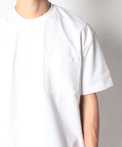 BENETTON (mens)(ベネトン（メンズ）)/ロゴ刺繍入りポケット付き半袖Tシャツ・カットソー/img05