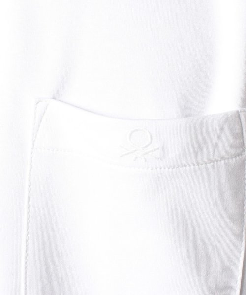 BENETTON (mens)(ベネトン（メンズ）)/ロゴ刺繍入りポケット付き半袖Tシャツ・カットソー/img07