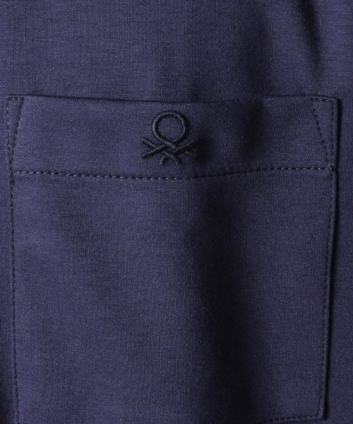 BENETTON (mens)(ベネトン（メンズ）)/ロゴ刺繍入りポケット付き半袖Tシャツ・カットソー/img14