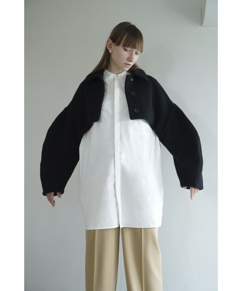 CLANE(クラネ)/ROUND SLEEVE SHORT JACKET/img01