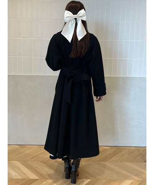 ウールマニッシュチェスターコート 素材 着丈 120cm バスト 113cm ゆき丈 5cm 前下がり 41cm 裾幅 193cm