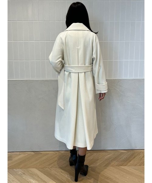 ウールマニッシュチェスターコート 素材 着丈 120cm バスト 113cm ゆき丈 5cm 前下がり 41cm 裾幅 193cm