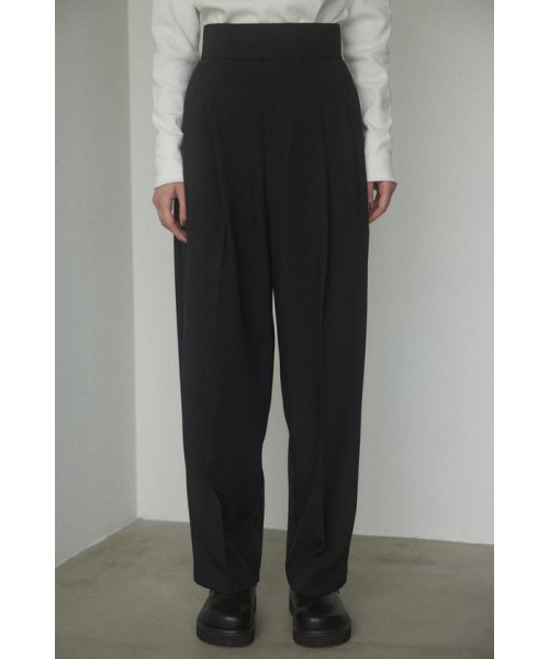 BLACK BY MOUSSY(ブラックバイマウジー)/wide belt tuck pants/img03