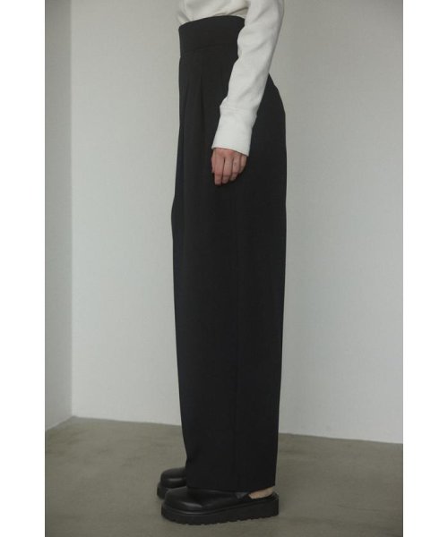 BLACK BY MOUSSY(ブラックバイマウジー)/wide belt tuck pants/img04