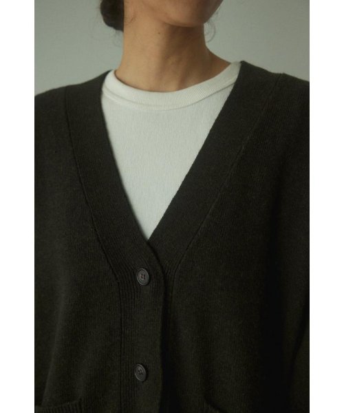 BLACK BY MOUSSY(ブラックバイマウジー)/loose outlinking cardigan/img11