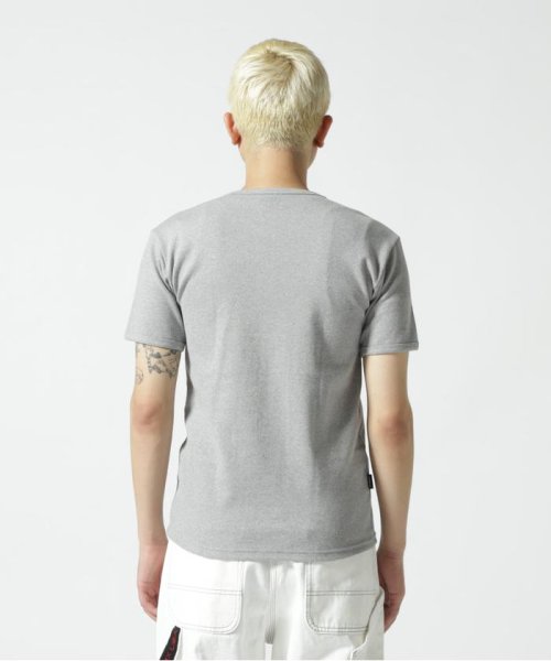 AVIREX(AVIREX)/《DAILY/WEB限定》RIB S/S V－NECK T－SHIRT/同色プリント リブ 半袖 ブイネック Tシャツ  デイリーウェア/img10