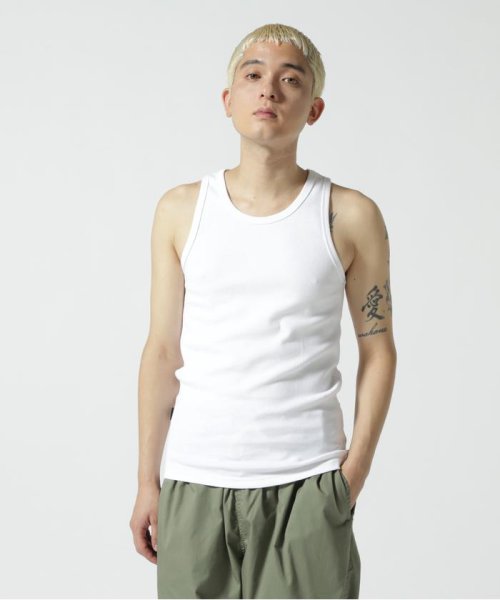 AVIREX(AVIREX)/《DAILY/WEB限定》RIB TANK TOP/同色プリント リブ タンクトップ 同色プリント  デイリー/img11