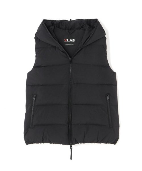 VLAB/ヴイラボ/フードダウンベスト 保温性にも優れています 160cmChest 75cm Waist 54cmHips