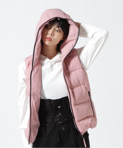VLAB/ヴイラボ/フードダウンベスト 保温性にも優れています 160cmChest 75cm Waist 54cmHips