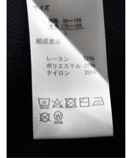TAKA-Q(タカキュー)/クロスストレッチ 配色切替 クルーニット/img10