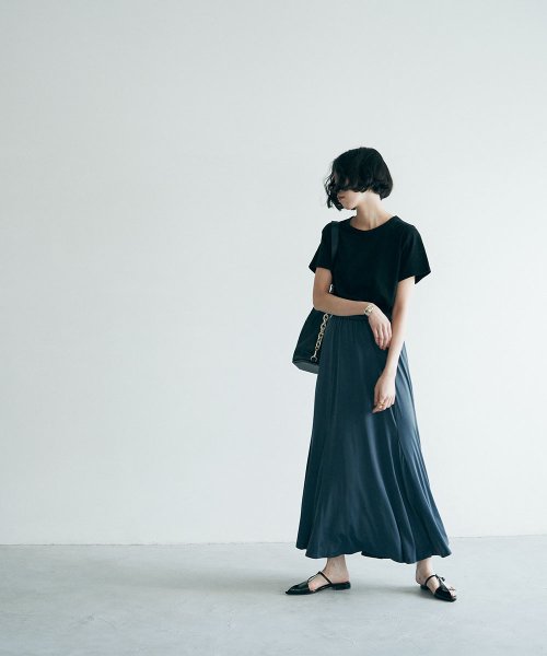 marjour(マージュール)/OTONA MATTE SILKY SKIRT/img03