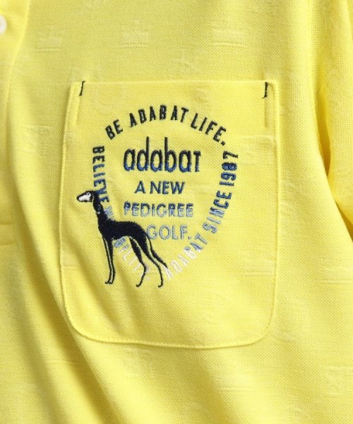 adabat(アダバット)/シャドーロゴデザイン ポケットあり 長袖ポロシャツ/img15