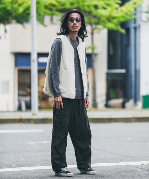 URBAN RESEARCH Sonny Label(アーバンリサーチサニーレーベル)/『別注』ARMY TWILL×Sonny Label　Reversible Vest/img06