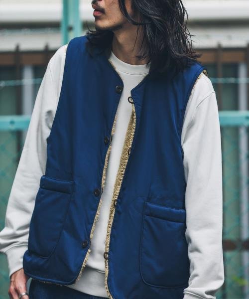 URBAN RESEARCH Sonny Label(アーバンリサーチサニーレーベル)/『別注』ARMY TWILL×Sonny Label　Reversible Vest/img32