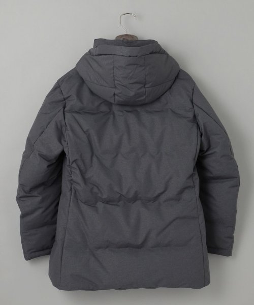 【仕事で着用可】MINOTECH?メランジラミネート?ダウンコート 仕事で着用可