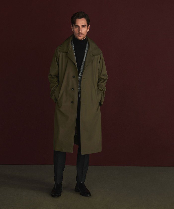 VENTILE ギャバジン モーターサイクルコート(505656255)｜HANKYU MEN