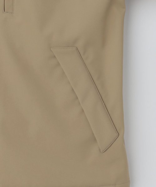 SHIPS: 〈洗濯機可能〉ストレッチ 裏フリース ポンチ マウンテンパーカー 