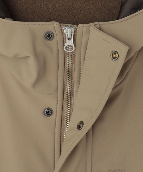 SHIPS: 〈洗濯機可能〉ストレッチ 裏フリース ポンチ マウンテンパーカー 