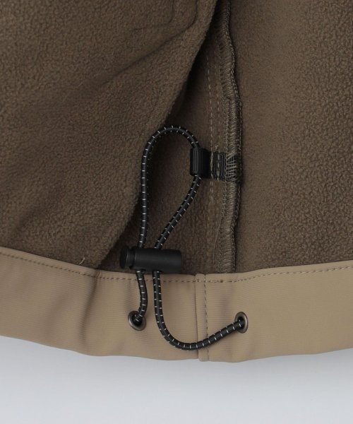 SHIPS: 〈洗濯機可能〉ストレッチ 裏フリース ポンチ マウンテンパーカー 