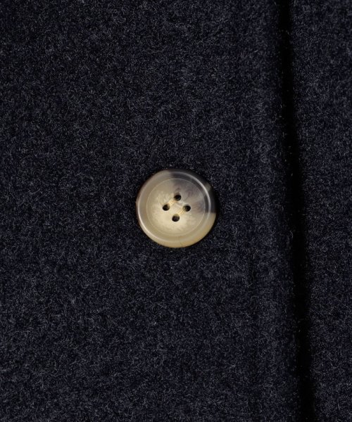 SHIPS any: ナッピング フード ショート コート 