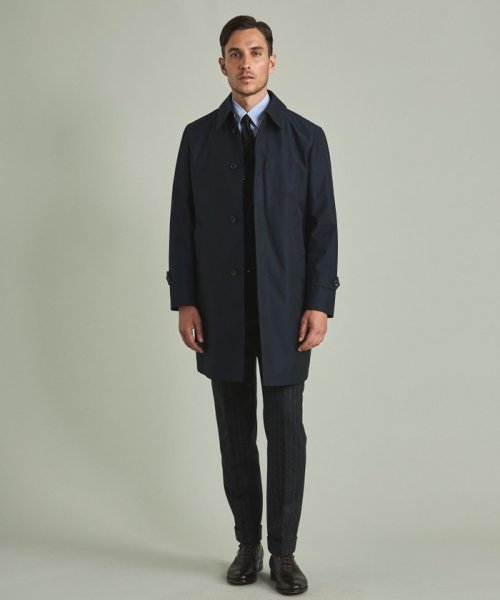 ラスタードビーメモリーラミネーション ステンカラーコート 撥水