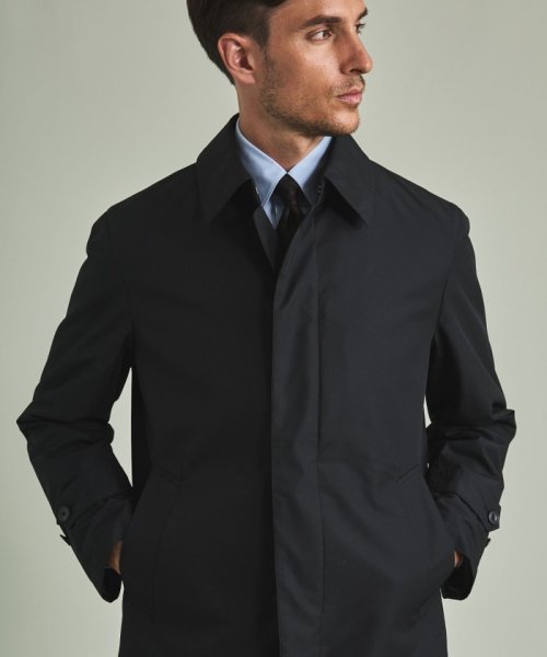 ラスタードビーメモリーラミネーション ステンカラーコート 撥水