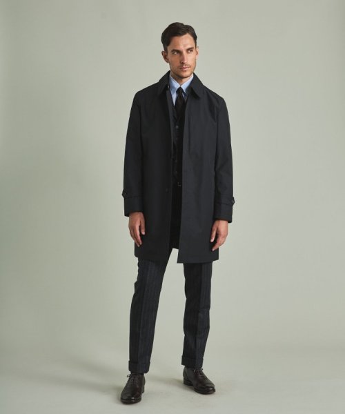 ラスタードビーメモリーラミネーション ステンカラーコート 撥水