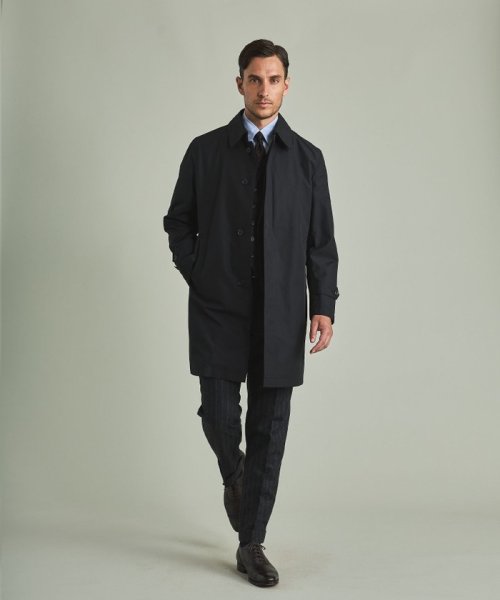 ラスタードビーメモリーラミネーション ステンカラーコート 撥水