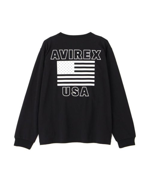 AVIREX(AVIREX)/《WEB&DEPOT限定》AMERICAN FLAGS L/S T－SHIRT / アメリカン フラッグス 長袖 Tシャツ / AVIREX/img11