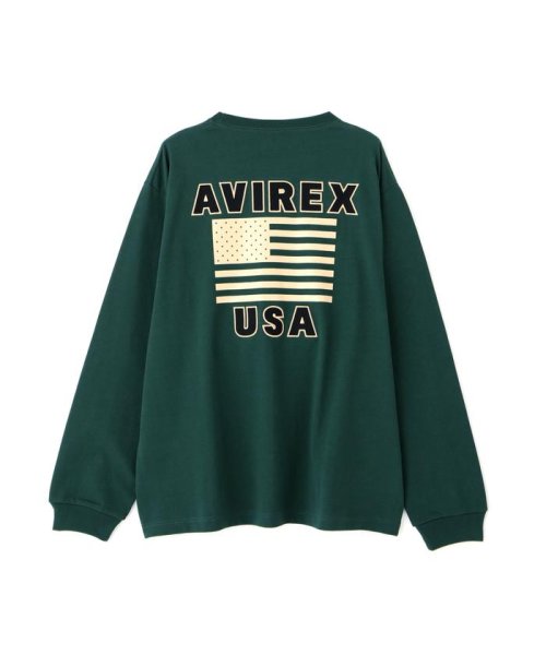 AVIREX(AVIREX)/《WEB&DEPOT限定》AMERICAN FLAGS L/S T－SHIRT / アメリカン フラッグス 長袖 Tシャツ / AVIREX/img29