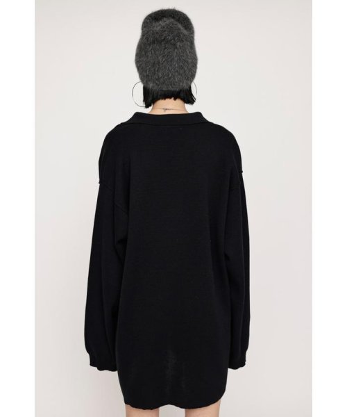 SLY(スライ)/COLLAR KNIT ショートワンピース/img10