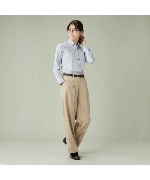 TOKYO SHIRTS(TOKYO SHIRTS)/形態安定 レギュラー衿 長袖 レディースシャツ/img02