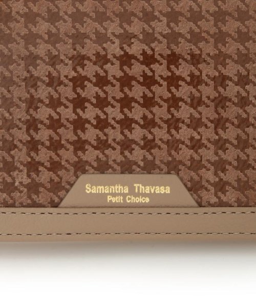 Samantha Thavasa Petit Choice(サマンサタバサプチチョイス)/千鳥柄ピッグレザー 折財布/img18