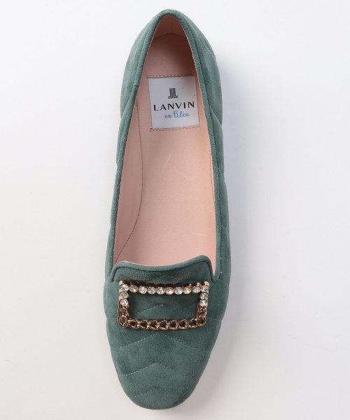 LANVIN en Bleu (SHOES)(ランバンオンブルー（シューズ）)/チェーンモチーフキルティングカッターパンプス/img04